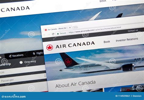 air canada official site uk.